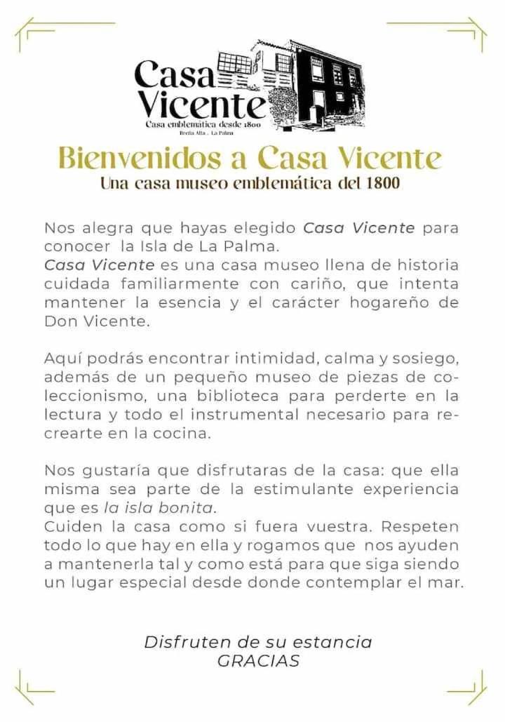 上布雷尼亚Casa Vicente Vista Al Mar Y Montana别墅 外观 照片