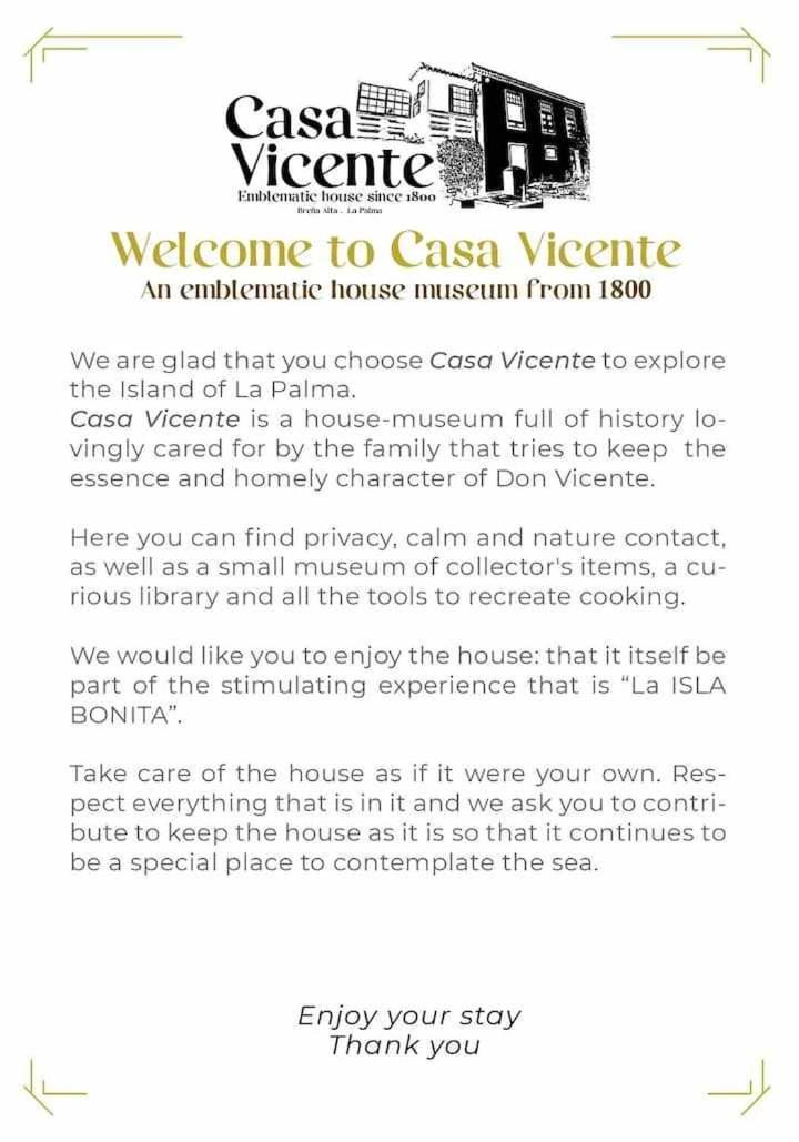 上布雷尼亚Casa Vicente Vista Al Mar Y Montana别墅 外观 照片